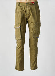 Pantalon cargo talie elastică talie joasă verde BOB homme