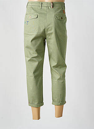Pantalon 7/8 țesătură melanj mărime normală verde BOB bărbat