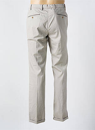 Pantalon chino țesătură poplin mărime normală gri MASON'S bărbat