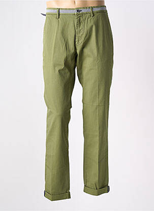 Pantalon chino elasticitate mărime normală verde MASON'S bărbat