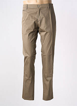 Pantalon chino elasticitate mărime normală verde PANAMA bărbat