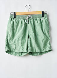Șort de baie țesătură poplin verde MC2 SAINT BARTH homme