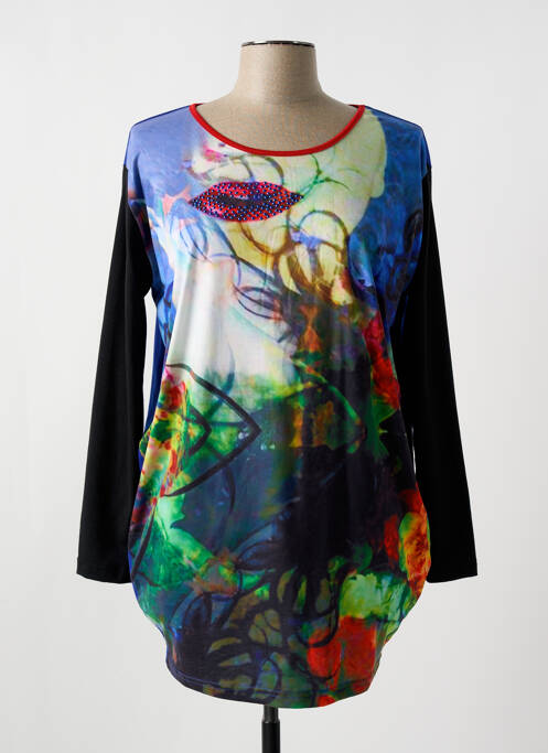 Tunică mâneci lungi albastru EDEN & ORPHEE femeie