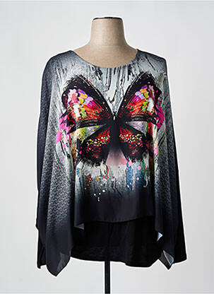 Tunică mâneci lungi negru ALAIN MURATI femeie