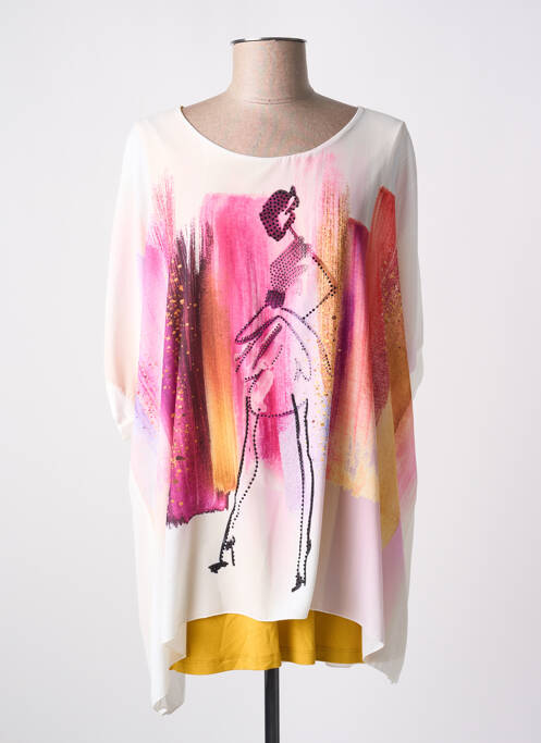 Tunică mâneci scurte alb ALAIN MURATI femeie