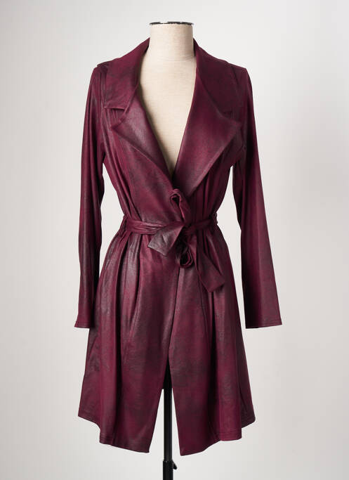 Palton lung roșu ROMEO POUR JULIETTE femeie