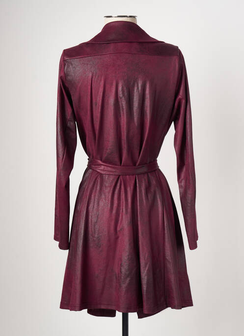 Palton lung roșu ROMEO POUR JULIETTE femeie