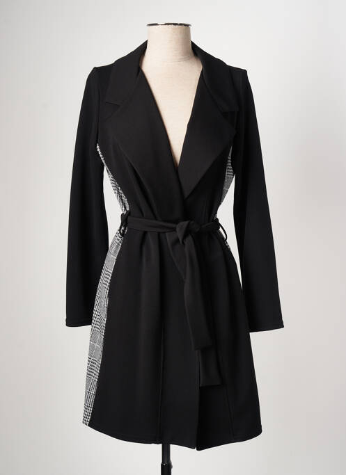 Palton lung negru ROMEO POUR JULIETTE femeie