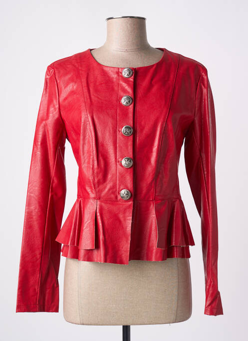 Geci din piele ecologică roșu RINASCIMENTO femeie