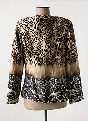 Jachete casual guler rotund maro PARISIENNE femeie