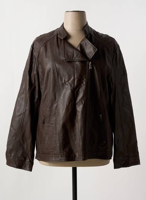 Geci din piele ecologică maro NANA BELLE femeie