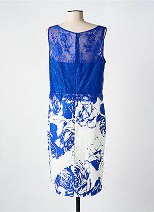 Rochie midi imprimeu floral fără mâneci albastru CREATIF PARIS femeie