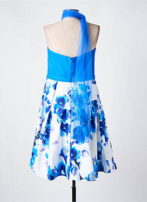 Rochie midi imprimeu floral fără mâneci albastru CREATIF PARIS femeie