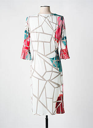 Rochie midi mâneci 3/4 mâneci 3/4 alb MICHAELA LOUISA femeie