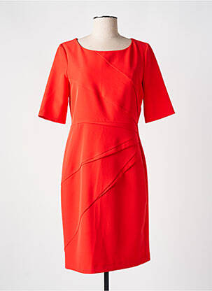 Rochie midi mâneci scurte mâneci scurte portocaliu MICHAELA LOUISA femeie