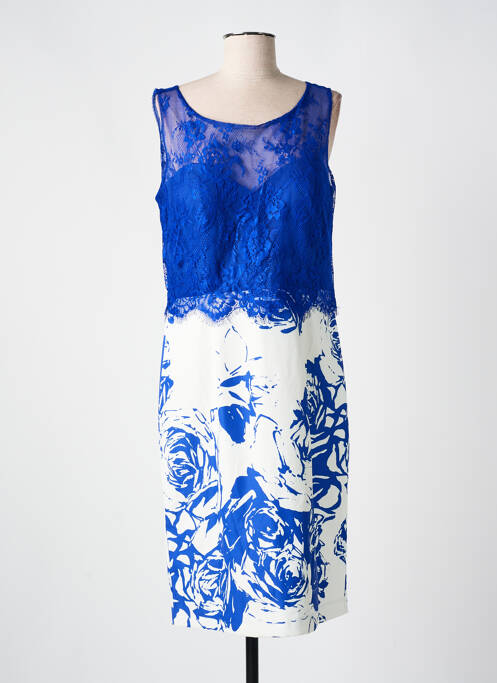 Rochie midi albastru CREATIF PARIS femeie