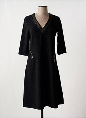 Rochie midi mâneci 3/4 mâneci 3/4 negru ROMEO POUR JULIETTE femeie