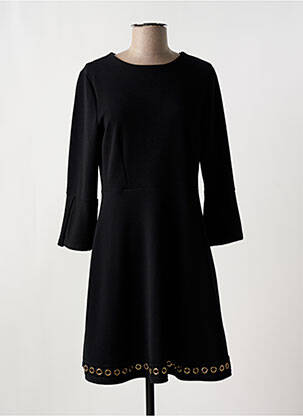 Rochie midi mâneci 3/4 mâneci 3/4 negru ROMEO POUR JULIETTE femeie