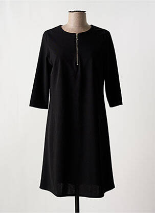 Rochie midi mâneci 3/4 mâneci 3/4 negru ROMEO POUR JULIETTE femeie