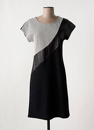 Rochie midi mâneci scurte mâneci scurte negru ROMEO POUR JULIETTE femeie