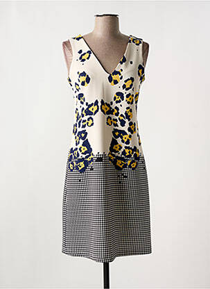 Rochie midi galben HIPPOCAMPE femeie