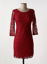 Rochie scurtă mâneci 3/4 mâneci 3/4 roșu ASHWI femeie