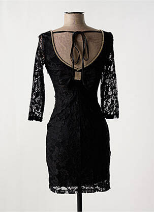 Rochie scurtă mâneci 3/4 mâneci 3/4 negru ASHWI femeie