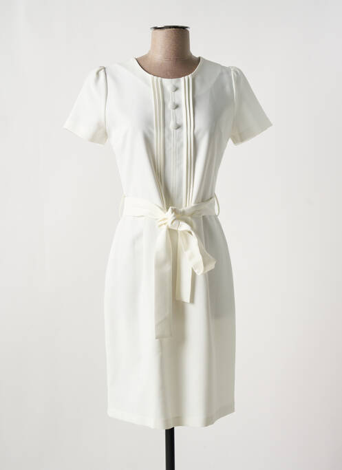 Rochie midi alb HIPPOCAMPE femeie