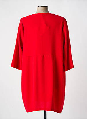 Rochie scurtă mâneci 3/4 mâneci 3/4 roșu DRESS ADDICT femeie