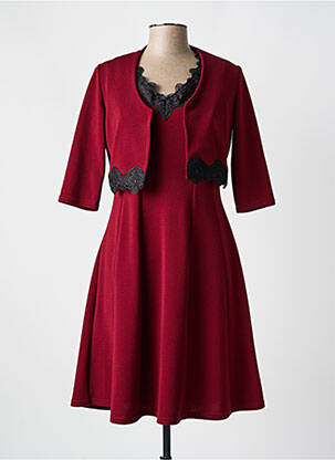 Set rochie mâneci medii roșu ROMEO POUR JULIETTE femeie