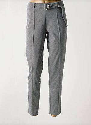 Pantalon slim talie elastică mărime normală gri ROMEO POUR JULIETTE femeie