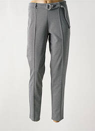 Pantalon slim talie elastică mărime normală gri ROMEO POUR JULIETTE femme