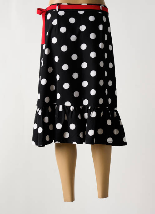 Fustă midi negru HIPPOCAMPE femeie