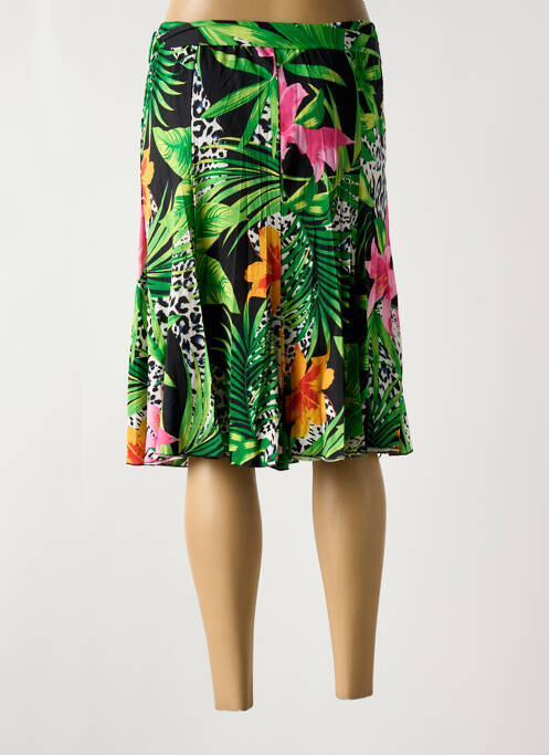 Fustă midi verde UN TEMPS POUR ELLE femeie