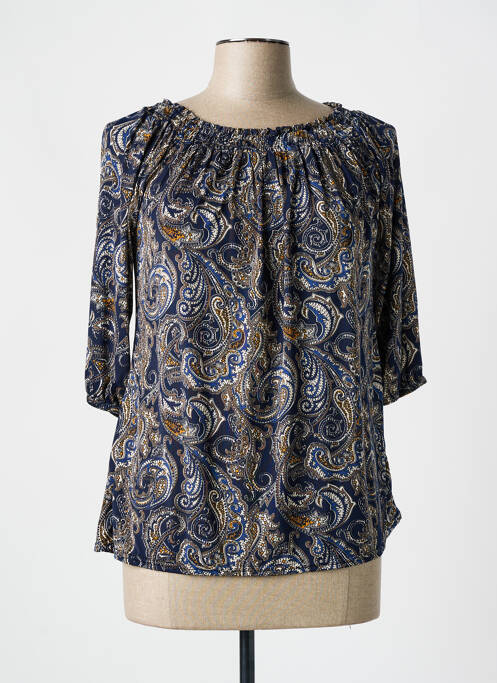 Top albastru ELL'A femeie