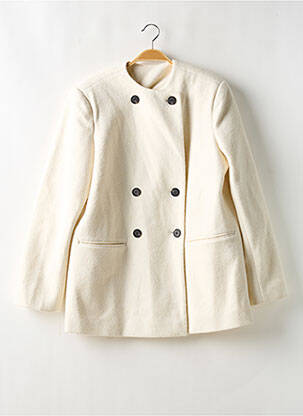 Palton scurt bej CLAIRE ROSE femeie