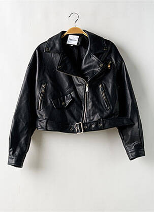 Geci din piele ecologică negru COPPEROSE femeie