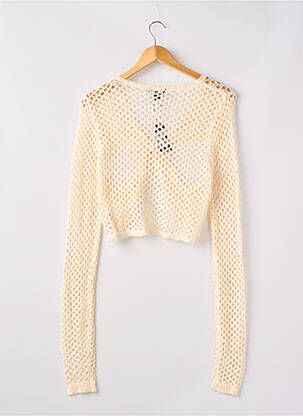 Top croială cambrată mâneci lungi bej PRETTY LITTLE THING femeie