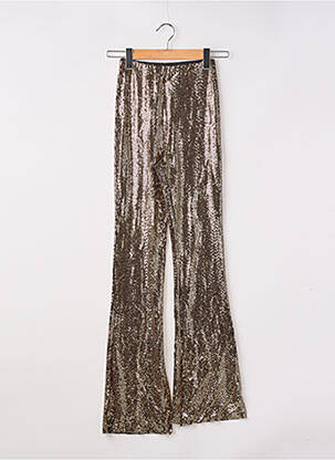 Pantalon evazat auriu MAJE femeie