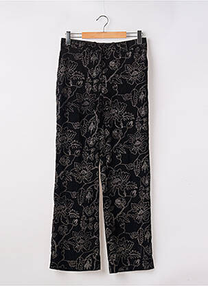 Pantalon larg închidere cu fermoar sub clapetă cu cârlig mărime normală negru THE KOOPLES femeie