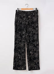 Pantalon larg închidere cu fermoar sub clapetă cu cârlig mărime normală negru THE KOOPLES femme