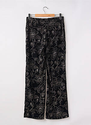 Pantalon larg închidere cu fermoar sub clapetă cu cârlig mărime normală negru THE KOOPLES femeie