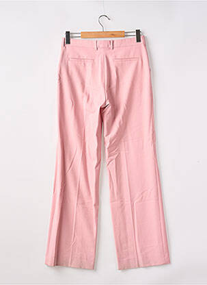 Pantalon larg țesătură poplin mărime normală roz THE KOOPLES femeie