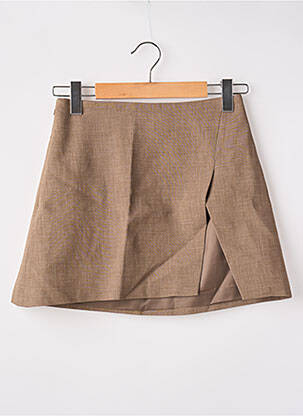 Fustă scurtă maro PRETTY LITTLE THING femeie