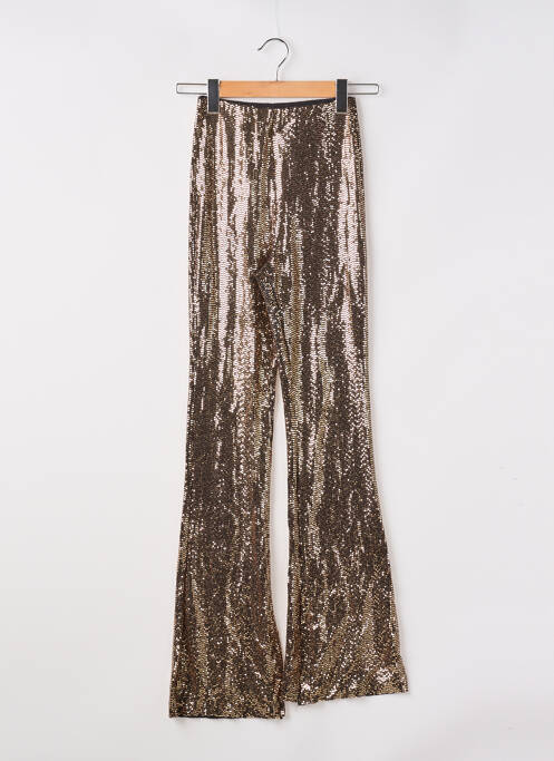 Pantalon evazat elasticitate mărime normală auriu MAJE femme