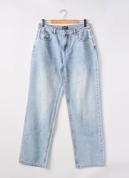 Blugi cu croială largă albastru PRETTY LITTLE THING femeie