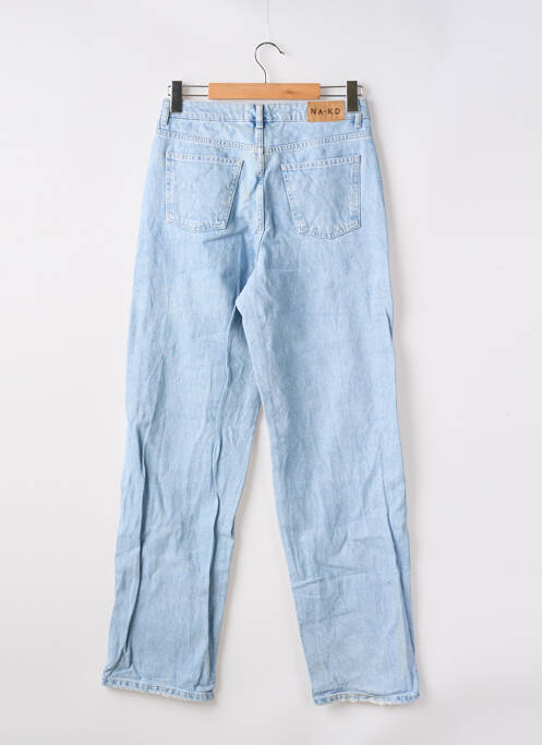 Blugi cu croială largă albastru NA-KD femeie