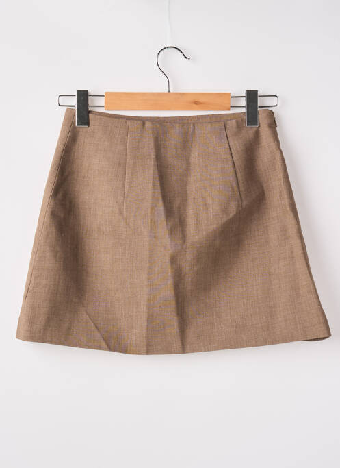 Fustă scurtă maro PRETTY LITTLE THING femeie