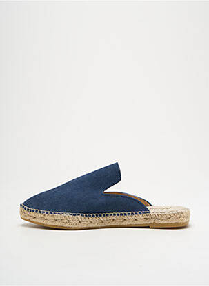 Espadrile vârf rotund toc plat până la 3 cm albastru NICOLE femeie