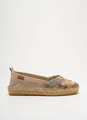 Espadrile vârf rotund toc plat până la 3 cm bej MONTANE femeie